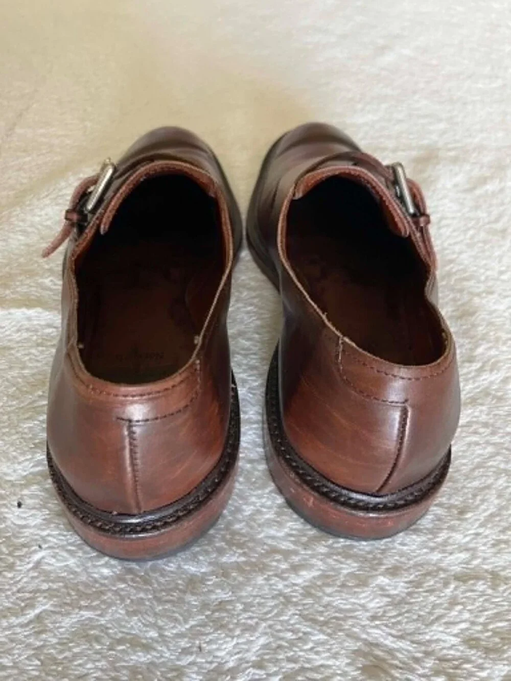 Allen Edmonds Norwich Leather Monk Strap Dress Shoes Men's size 10.5